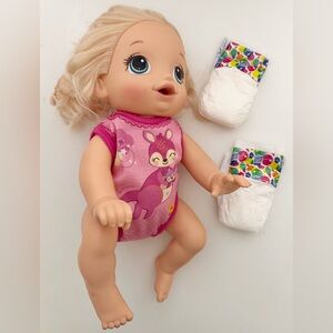 Baby Alive Interactive Baby Doll with diapers